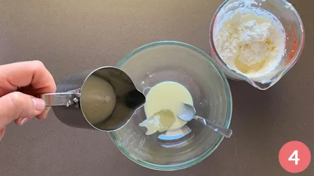 Torta Kinder fetta al latte - P4