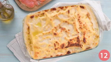 Lasagne al salmone e porri - Passo 12