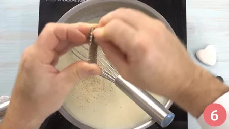 Lasagne al salmone e porri - Passo 6