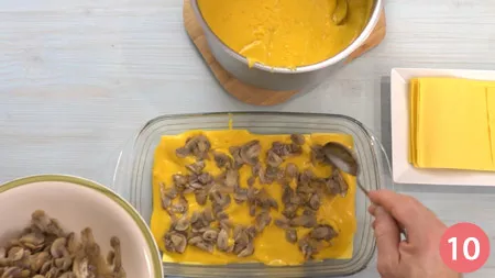 Lasagne con zucca e funghi - Passo 10