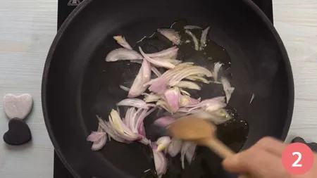 Lasagne con zucca e funghi - Passo 2