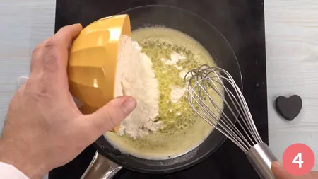 Lasagne con zucca e funghi - Passo 4