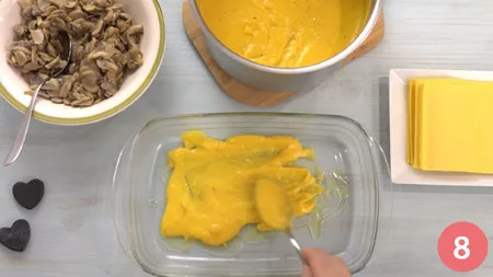 Lasagne con zucca e funghi - Passo 8