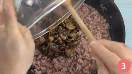 Lasagne funghi e salsiccia - Passaggio 3