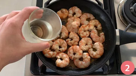 Lasagne con gamberi e pistacchi - Passaggio 2