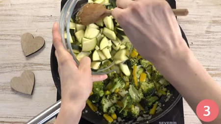 Lasagne vegetariane - Passaggio 3