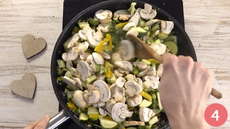 Lasagne vegetariane - Passaggio 4