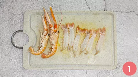 Linguine agli scampi - P1