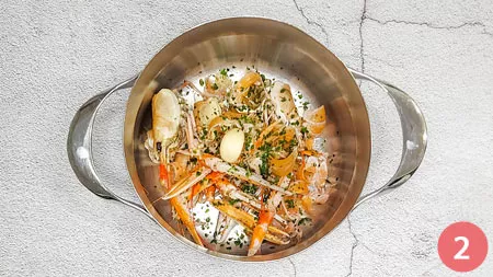 Linguine agli scampi - P2