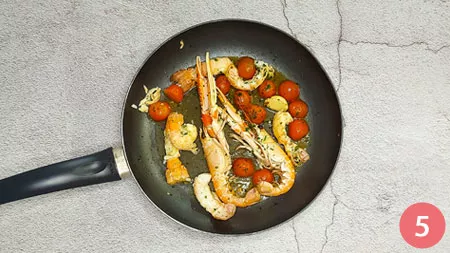 Linguine agli scampi - P5