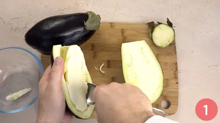 Melanzane ripiene - Passaggio 1