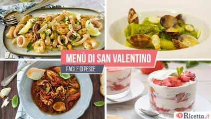 Menù di San Valentino di pesce