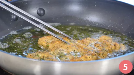 Milanese di coniglio in crosta alle erbe fini - Passaggio 5