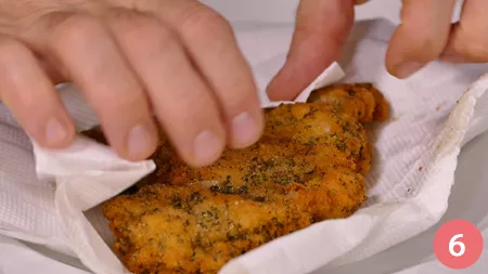 Milanese di coniglio in crosta alle erbe fini - Passaggio 6
