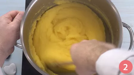 Millefoglie di polenta - Passo 2