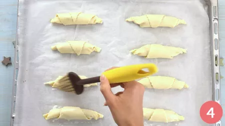 Mini croissant alla Nutella - Passo 4