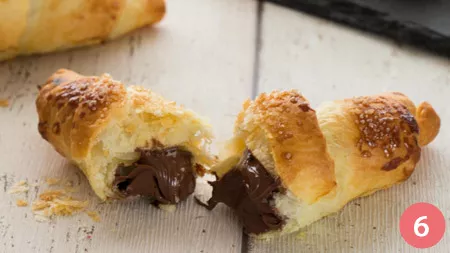 Mini croissant alla Nutella - Passo 6