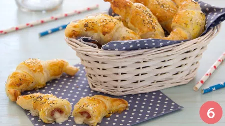 Mini croissant speck e provolone - Passaggio 6
