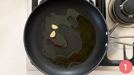 Moscardini in umido - Passaggio 1