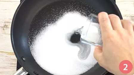 Mousse al cioccolato bianco e pesche - Passaggio 2