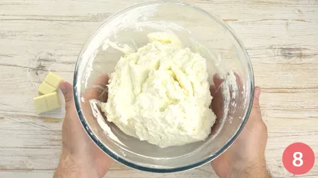 Mousse al cioccolato bianco e pesche - Passaggio 8