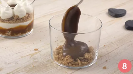 Mousse con crema al formaggio e caramello salato - Passaggio 8
