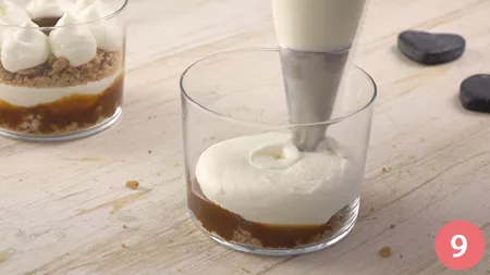 Mousse con crema al formaggio e caramello salato - Passaggio 9