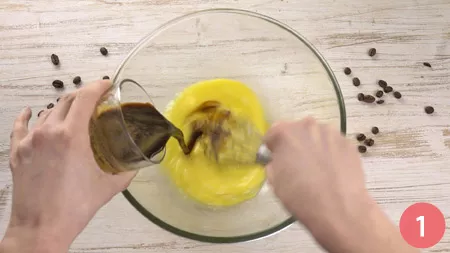 Muffin al caffè - Passaggio 1