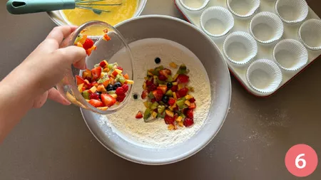 Muffin alla frutta - p6
