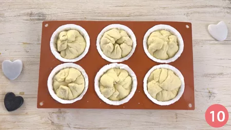 Muffin salati prosciutto e formaggio - Passaggio 10