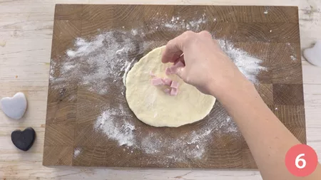 Muffin salati prosciutto e formaggio - Passaggio 6