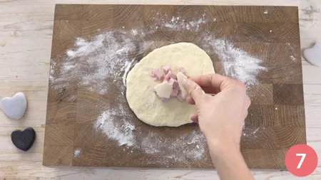 Muffin salati prosciutto e formaggio - Passaggio 7