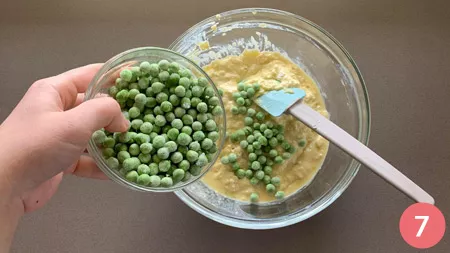 Muffin prosciutto e piselli - p7