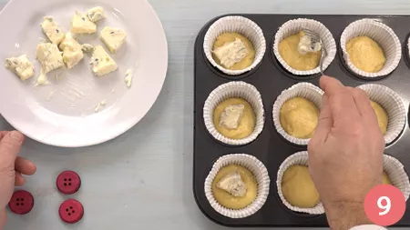 Muffin zucca e gorgonzola - Passo 9