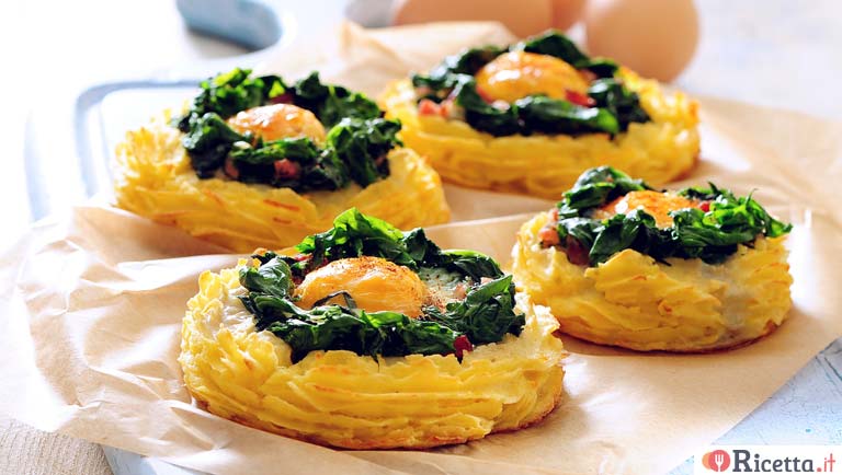 Ricetta Nidi di patate con uova - Consigli e Ingredienti | Ricetta.it