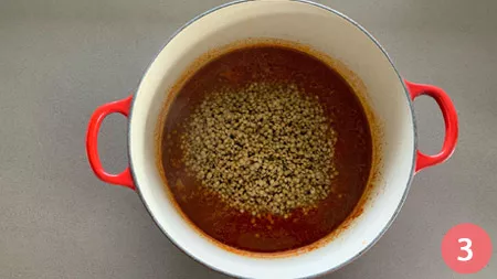 Nidi di patate con lenticchie e cotechino - Passaggio 3