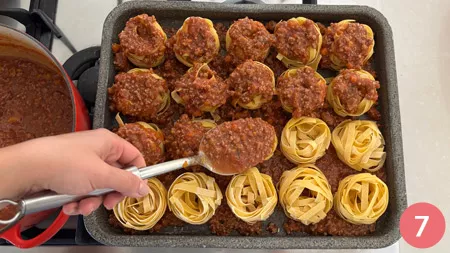 Nidi di tagliatelle al ragù - p7