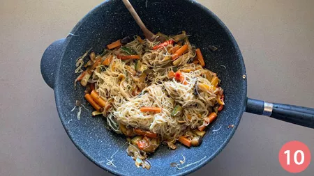 Noodles di riso alle verdure - p10