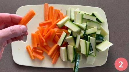 Noodles di riso alle verdure - p2