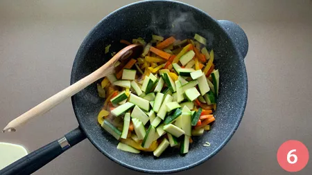 Noodles di riso alle verdure - p6