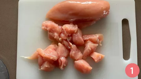 Nuggets di pollo - Passaggio 1