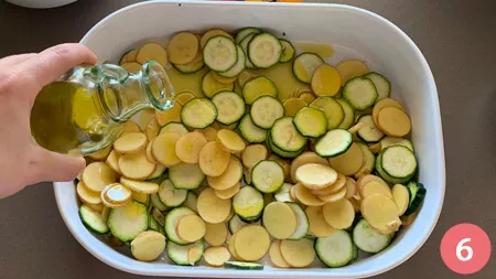 Orata con patate, zucchine e pomodorini - p6