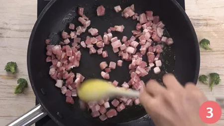 Orecchiette ai broccoli e pancetta - Passaggio 3