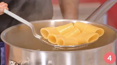 Paccheri ripieni con asparagi e gamberi - Passaggio 4