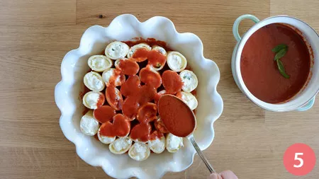 Paccheri ripieni con ricotta e mozzarella - P5