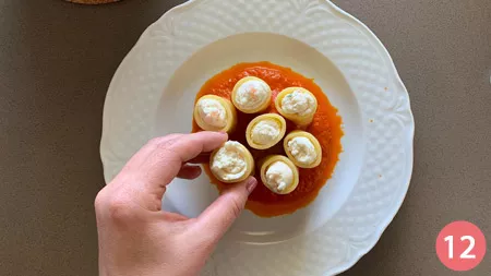 Paccheri ripieni di ricotta e gamberi - p12