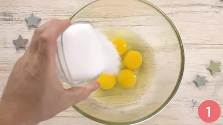 Pan di Spagna al cacao - Passaggio 1