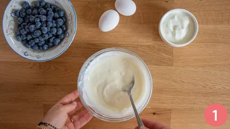 Pancakes ai mirtilli - P1