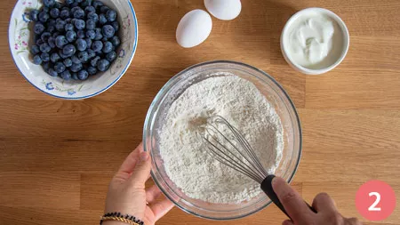 Pancakes ai mirtilli - P2