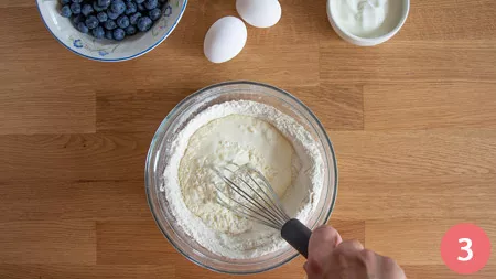 Pancakes ai mirtilli - P3